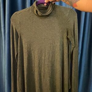 American Eagle Outfitters Heather Green Soft & Sexy Top